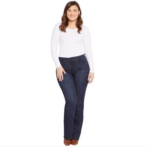 Seven7 Dark Wash Regular Bootcut Denim Jeans Size 14